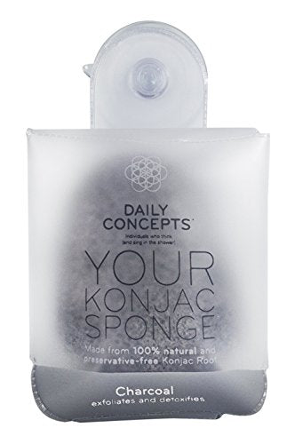 Daily Concepts - Your Konjac Sponge - Charcoal