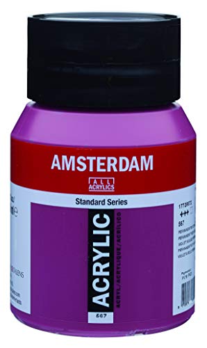 Amsterdam - Standard Series - Acrylic Jar - Red Violet - 500ml Permanent