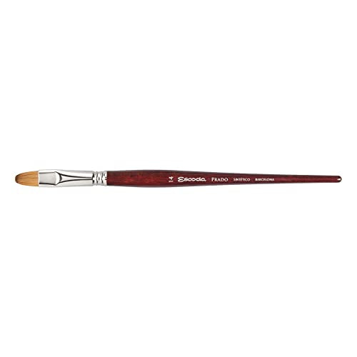 Escoda - Prado Series - Short Handle Artist Watercolor Paint Brush - Synthetic Sable - Bright -Size 14