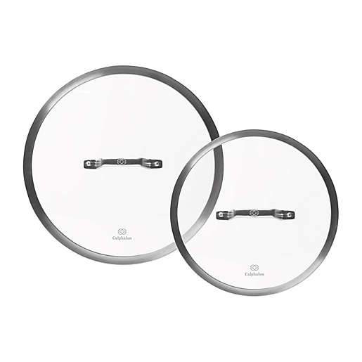Calphalon® Premier™ Hard-Anodized Nonstick 2-Piece Glass Lid Set