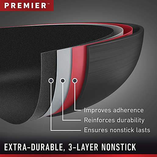 Calphalon® Premier™ Hard-Anodized Nonstick 10-Inch and 12-Inch Fry Pan Set