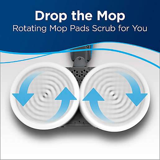 BISSELL® SpinWave™ Plus Hard Floor Mop in Titanium