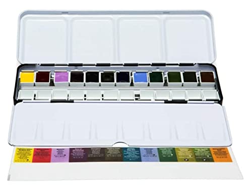 DANIEL SMITH - W/C 1/2 PAN INSPIRTN SET/12 - 12 Colors - 1 Count