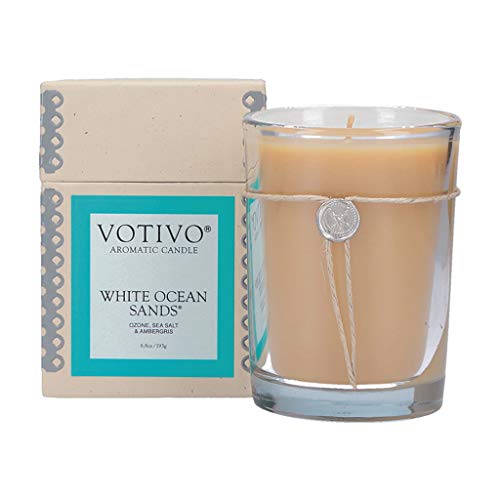 Votivo - Aromatic Candle - White Ocean Sands - 6.8oz