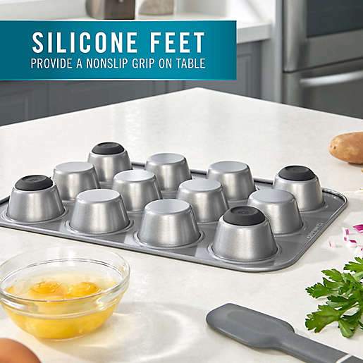 Countertop Safe Bakeware 12 Cup Muffin Pan