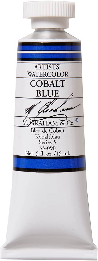M. Graham 1/2-Ounce Tube Watercolor Paint, Cobalt Blue