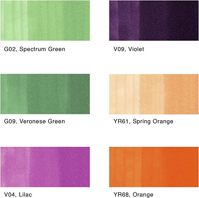 SKETCH 6PC SECONDARY TONES SET