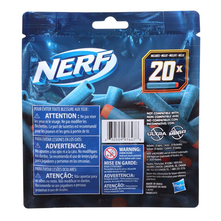 Nerf Elite 2.0 20-Dart Refill Pack -- 20 Official Nerf Foam Darts For Nerf Elite 2.0 Blasters
