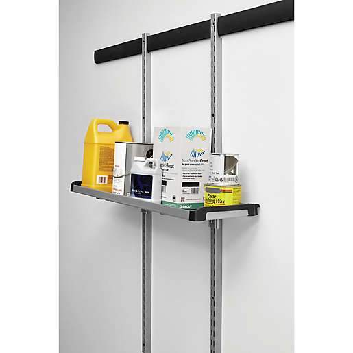 Rubbermaid® FastTrack® Rail Large Metal Shelf