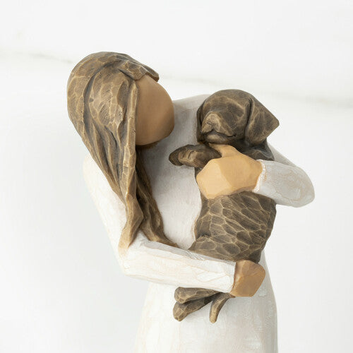 Willow Tree - Adorable You (Golden/ Dark dog)
