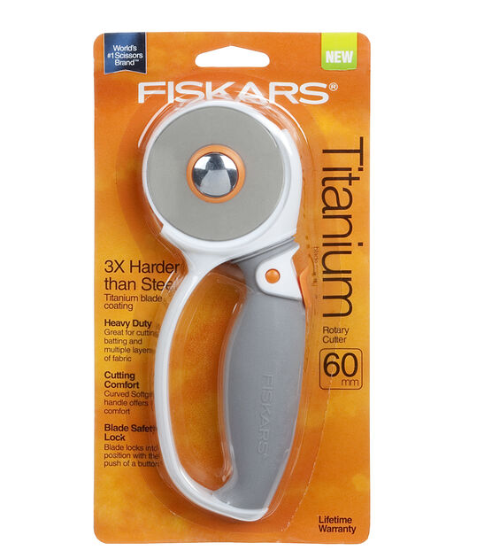 Fiskars Titanium Softgrip Comfort Loop Rotary Cutter 60 mm