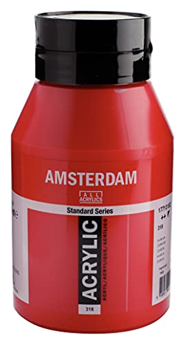 Amsterdam - Standard Series - Acrylic Jar -Carmine - 1000ml
