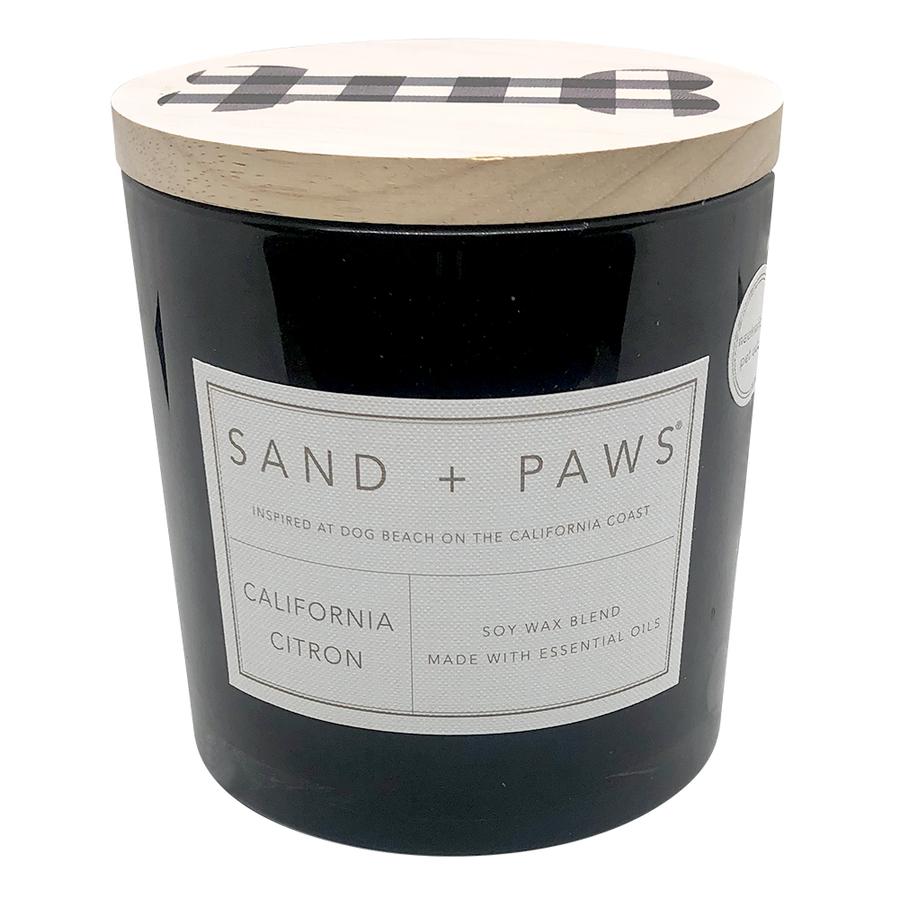 Sand + Paws California Citron scented candle
