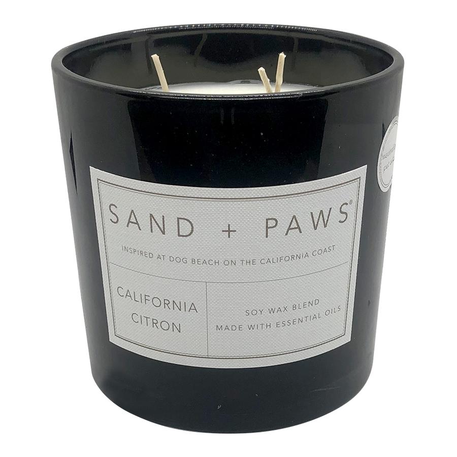 Sand + Paws California Citron scented candle