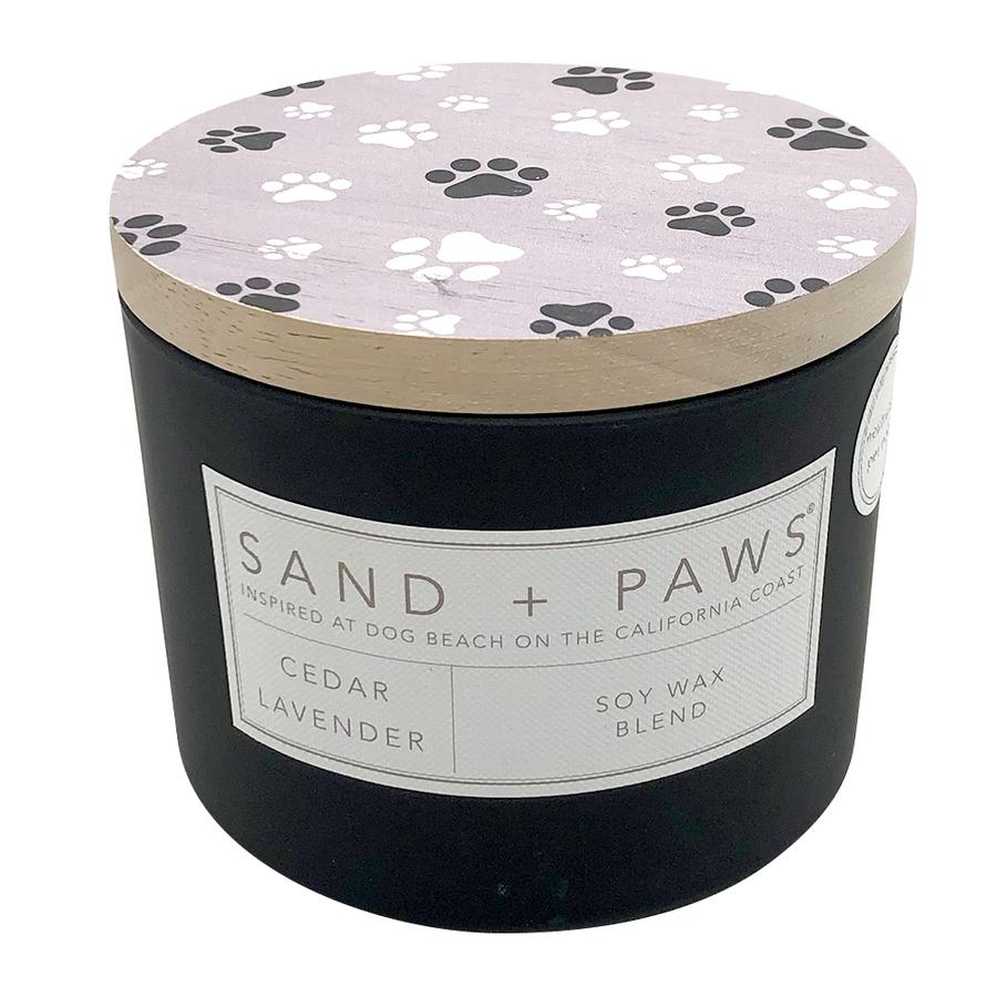 Sand + Paws Cedar Lavender scented candle