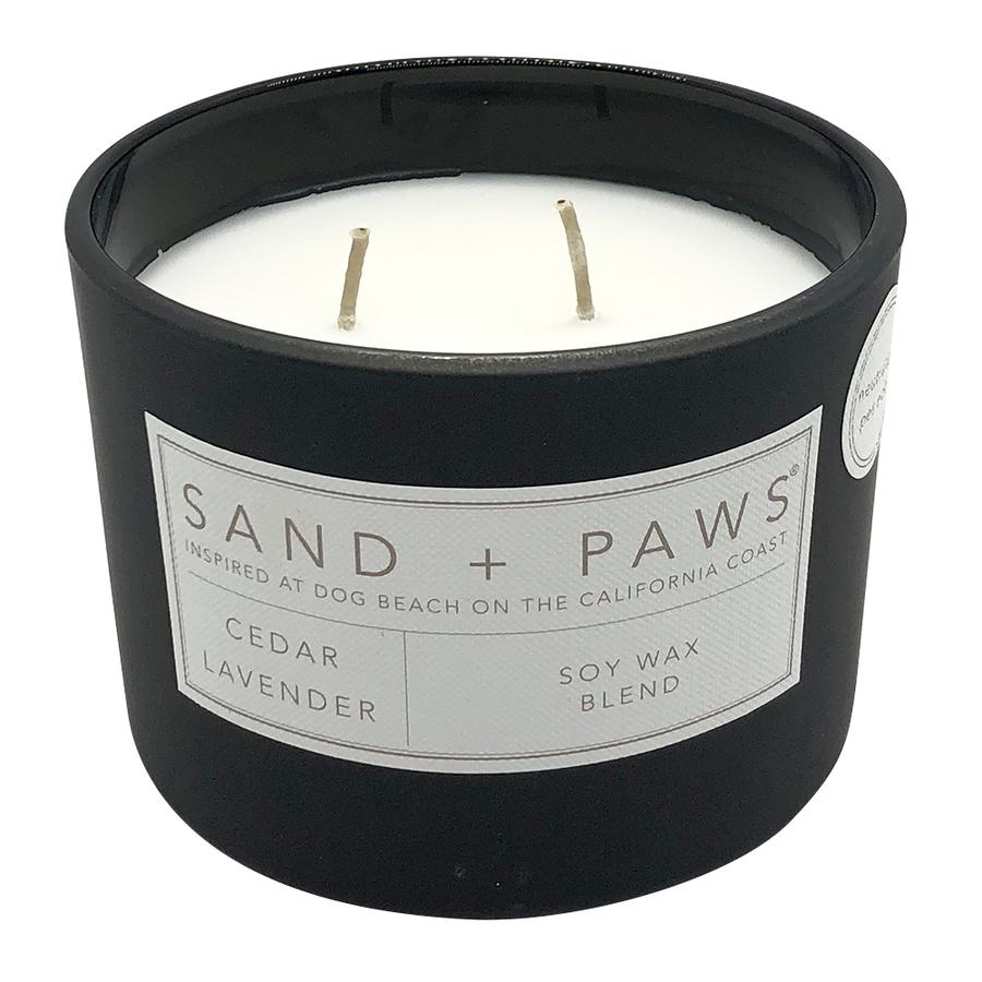 Sand + Paws Cedar Lavender scented candle