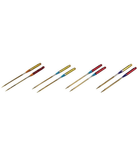 Singer Titanium Universal Regular & Ball Point Machine Needles Combo