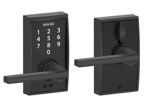 Schlage Century Touch Entry Leverset with Latitude Lever