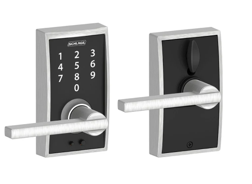 Schlage Century Touch Entry Leverset with Latitude Lever