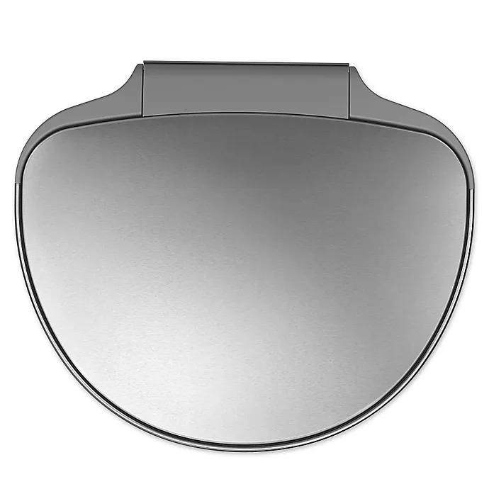 simplehuman® Stainless Steel 45-Liter Semi-Round Liner Rim Step Trash Can