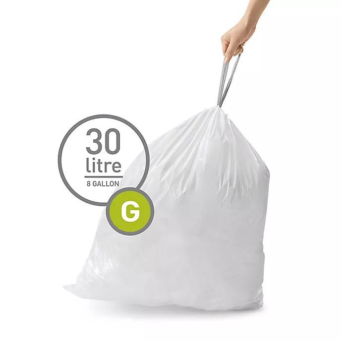 simplehuman® Code G 30-Liter Custom Fit Liners