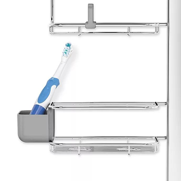 simplehuman® Stainless Steel XL Adjustable Shower Caddy