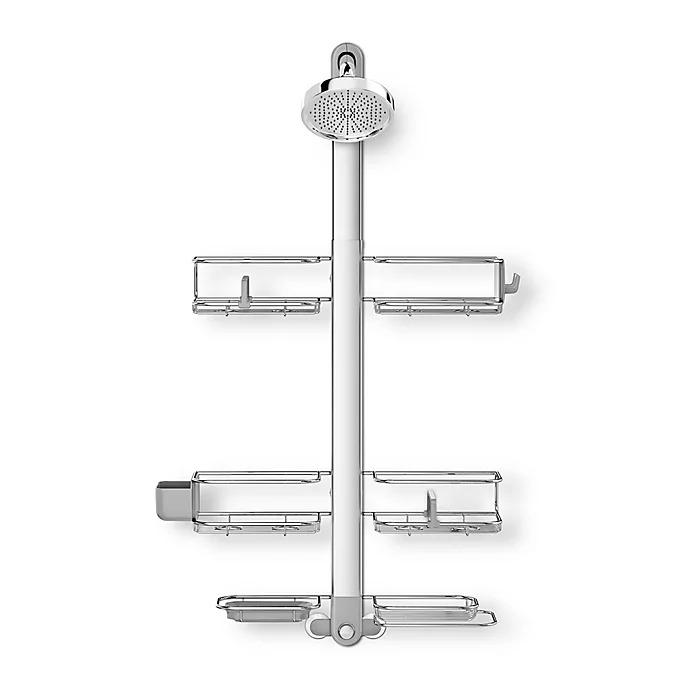 simplehuman® Stainless Steel XL Adjustable Shower Caddy