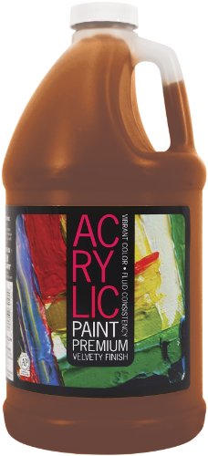 PRO ART - Acrylic Paint - Burnt Umber - 64 fl. oz.