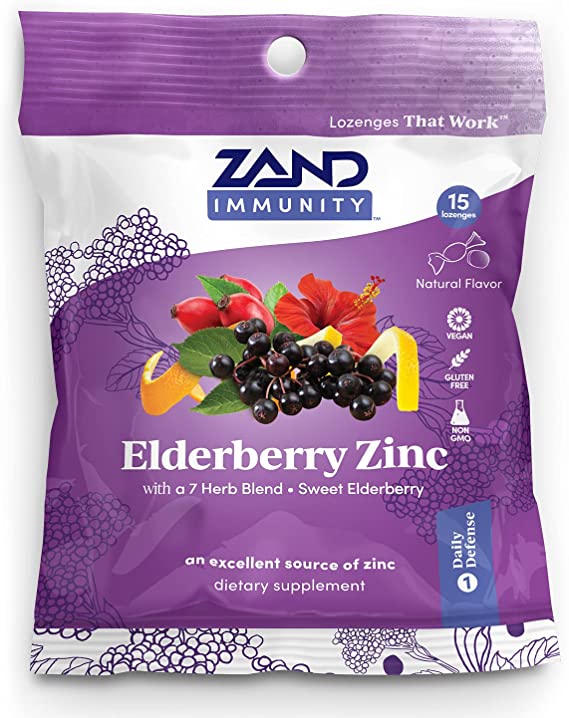 Zand Elderberry Zinc Lozenges