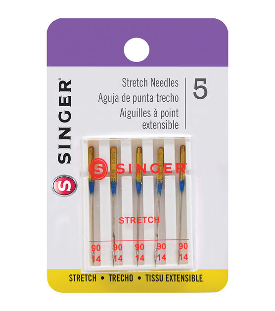 Singer Universal Stretch Sewing Machine Needles Size 90/14 5ct