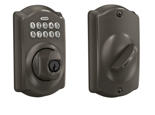 Schlage Camelot Electronic Keypad Single Cylinder Deadbolt