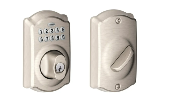 Schlage Camelot Electronic Keypad Single Cylinder Deadbolt
