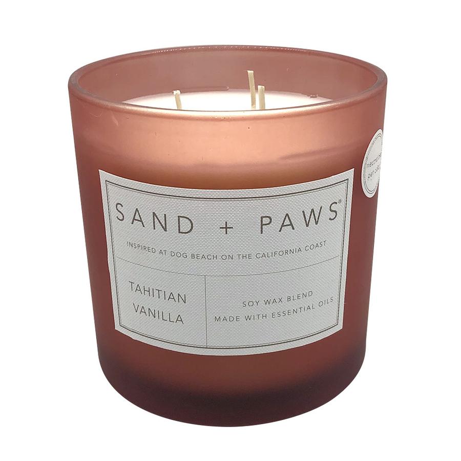 Sand + Paws Tahitian Vanilla scented candle