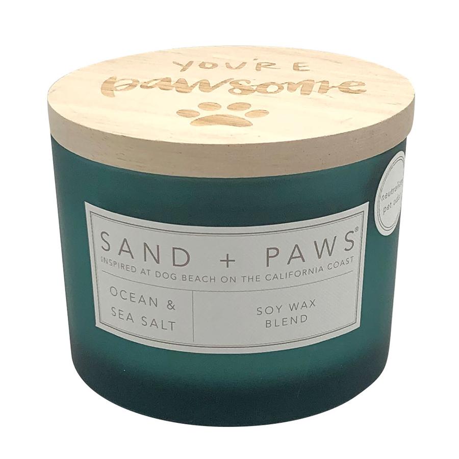 Sand + Paws Ocean & Sea Salt scented candle