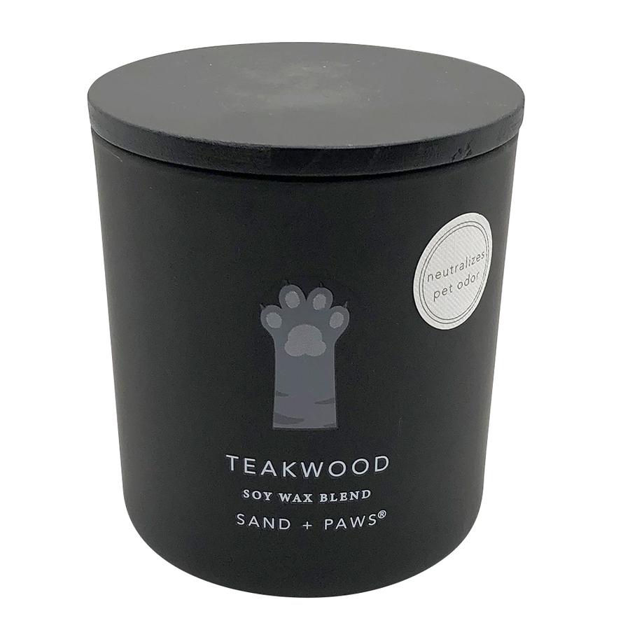 Sand + Paws Teakwood scented candle