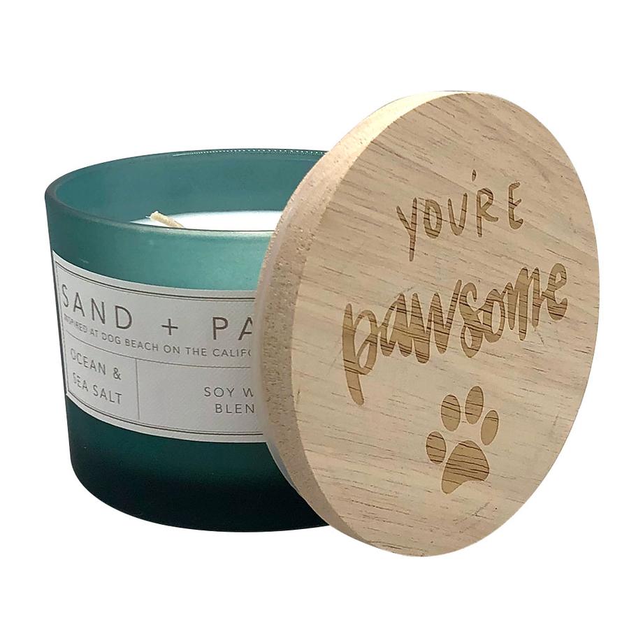 Sand + Paws Ocean & Sea Salt scented candle