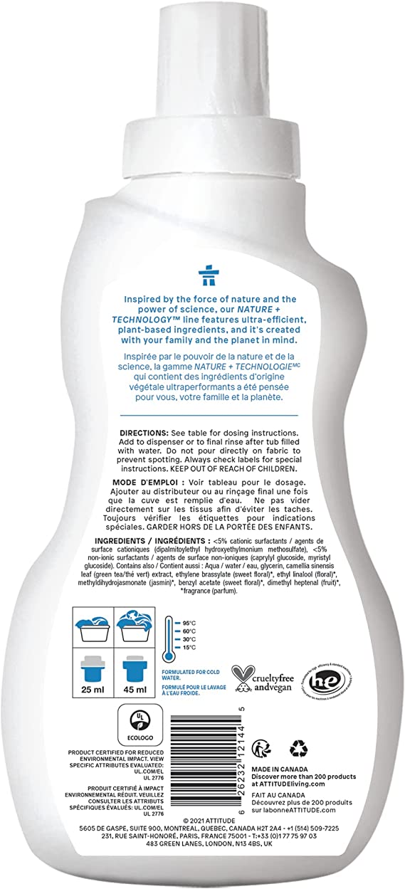 Attitude Wild Flowers Fabric Softener 33.8 fl. oz.
