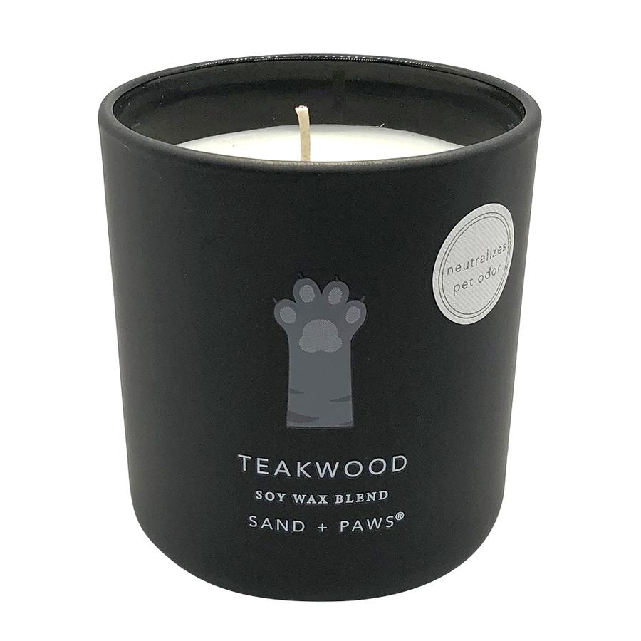Sand + Paws Teakwood scented candle