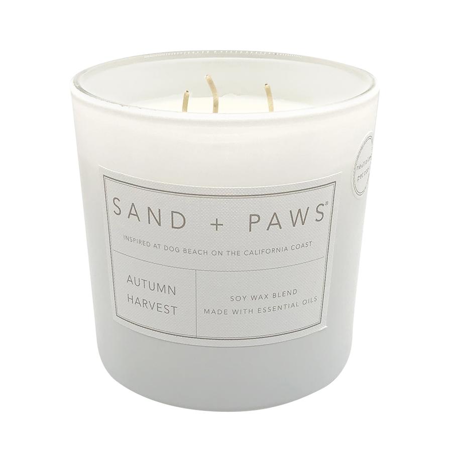 Sand + Paws Autumn Harvest scented candle