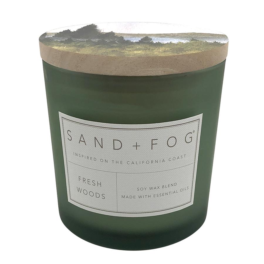 Sand + Fog Fresh Woods scented candle