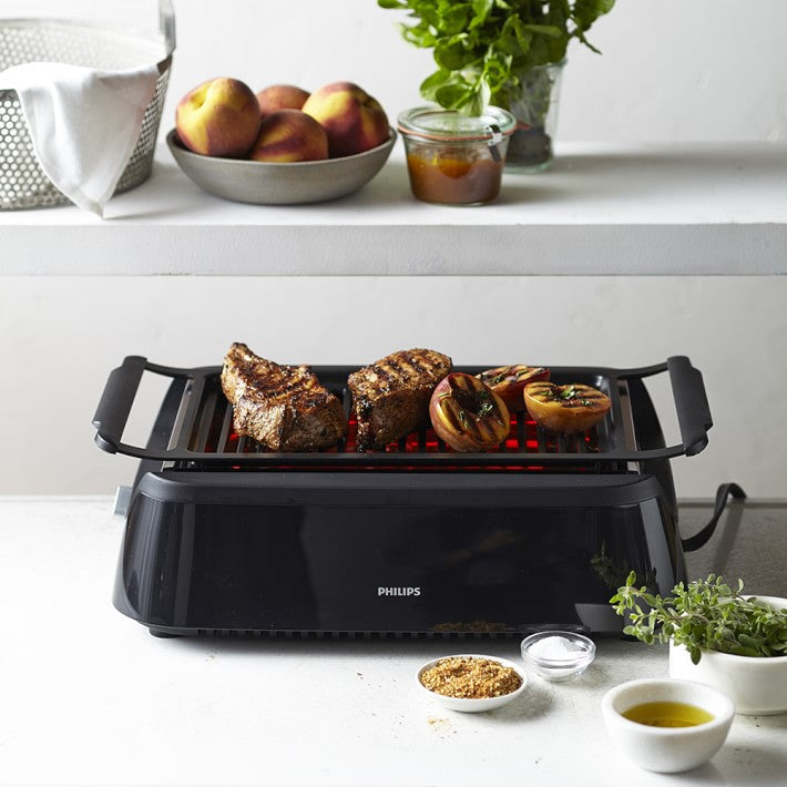 Philips Smoke-Less Infrared Grill with BBQ & Steel-Wire Grids
