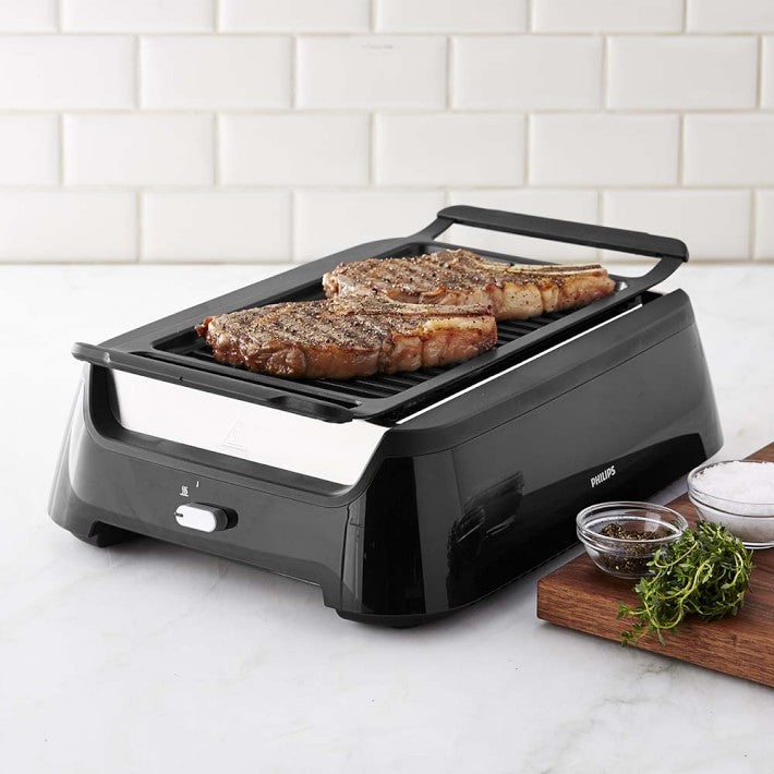 Philips Smoke-Less Infrared Grill with BBQ & Steel-Wire Grids
