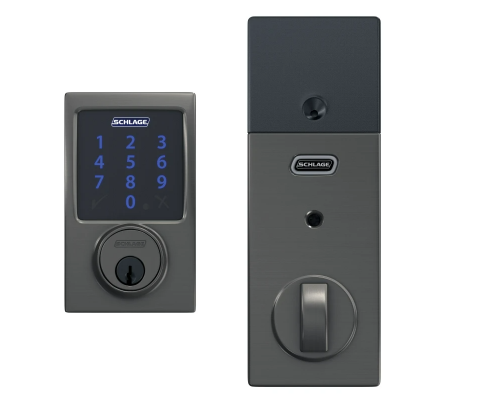 Schlage Connect Century Touchscreen Electronic Deadbolt with Built-in Alarm and Z-Wave Plus Technology