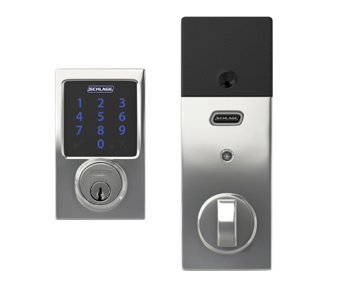 Schlage Connect Century Touchscreen Electronic Deadbolt with Built-in Alarm and Z-Wave Plus Technology