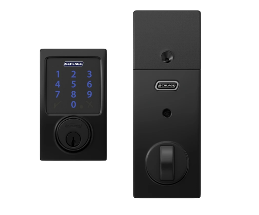 Schlage Connect Century Touchscreen Electronic Deadbolt with Built-in Alarm and Z-Wave Plus Technology