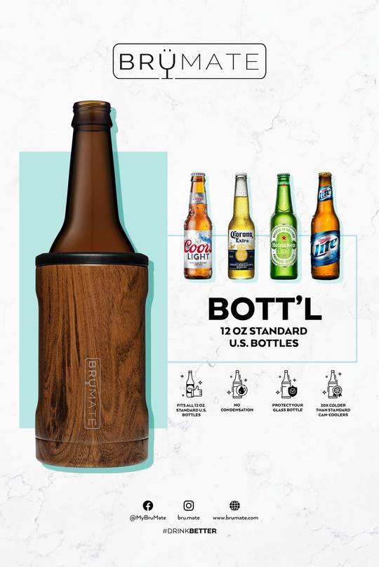 HOPSULATOR BOTT'L | RED & WHITE (12OZ BOTTLES)