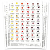 Daniel Smith - Watercolor Dot Color Chart - 4 Sheets