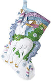 Bucilla - Felt Stocking KIT Santa's Unicorn - 89250E