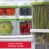 Rubbermaid® Freshworks™ Medium Short Produce Savers in Clear (Set of 2)