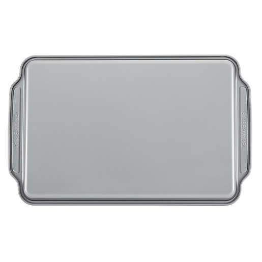 Farberware Nonstick 3-Piece Cookie Pan Set, Grey